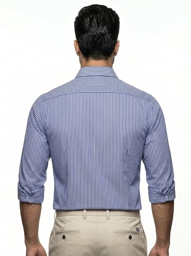 Image of Amazon Brand - INKAST Men's Printed Cotton Shirt | Full Sleeve | Regular Fit | Comfortable Formal Stylish Shirt for Men | Man Shirts for Professional Look