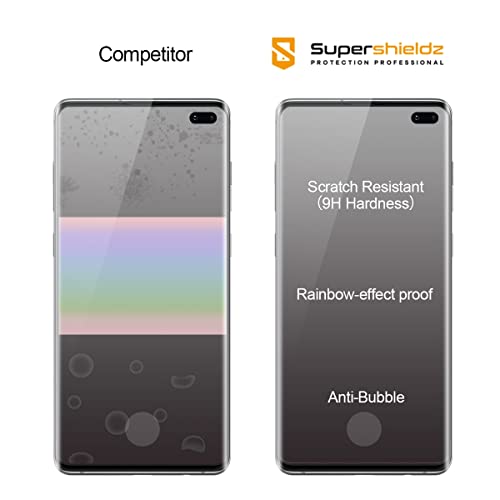 Supershieldz SS-TG-S-S10 PLUS-2P (IT) (BK)-3D 2 Pack) Designed For Samsung (Galaxy S10 Plus) Tempered Glass Screen Protector thumb #2