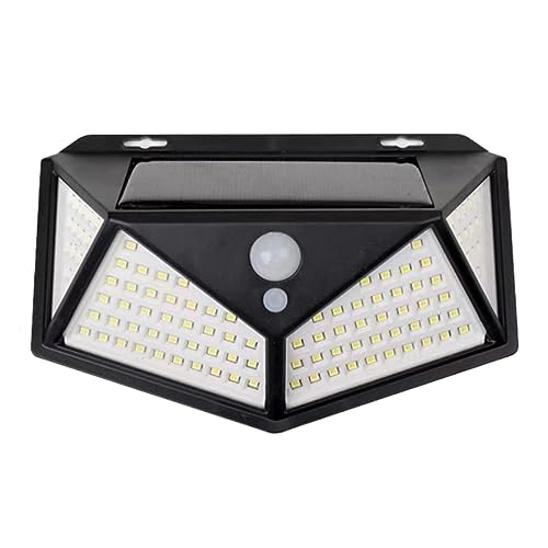 Feux de sécurité Projecteur Solaire 200W Réflecteur LED pour Éclairage Mural de Cour