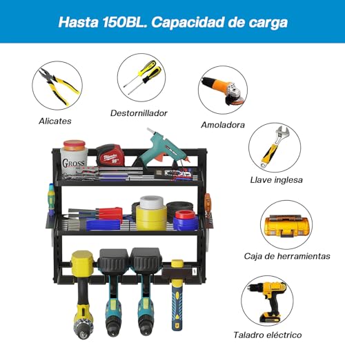 Opiniones y reviews de Soportes de Pared para Herramientas - los más vendidos. 15 Imagen adicional