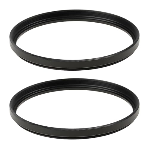 SG Store Lot de 2 Bagues D'espacement Fixes pour Appareils Photo Filetage Mâle 67 Mm vers Filetage Femelle 67 Mm pour Filtres Extensions Objectifs