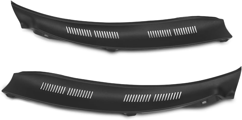 CNNELL Windshield Wiper Cowl Screen Cover Pair Compatible with Benz W210 E-Class E320 E300 E430 1995-2003 2108311058, 2108310958
