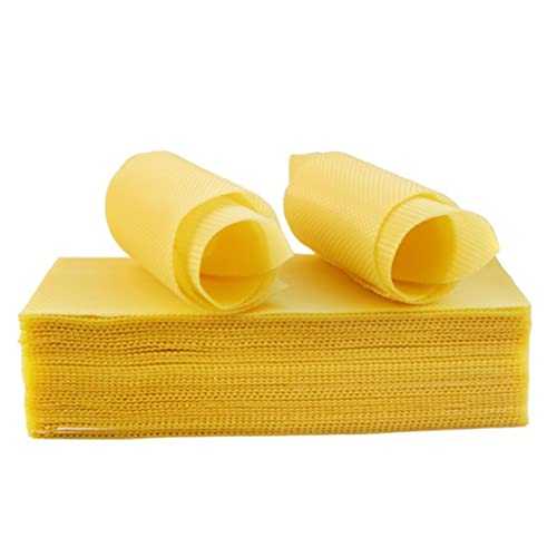 10 Stück Bienen-Grundplatten, Tiefe, Natürliche Bienenwachsplatten Für Bienenstockrahmen, Bienenstöcke, Honigbienenwachsplatten, Bienenwachs-Wabenplatten Für Die Bienenzucht, Kerzenherstellung