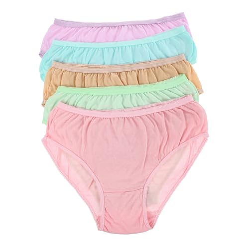 FONDOTIN 5 Piezas Braguitas Desechables de Algodón Ropa Interior Ligera y Elástica para SPA y Baño Talla XL para Mujer Cómodas y Transpirables para Viajes y Sauna
