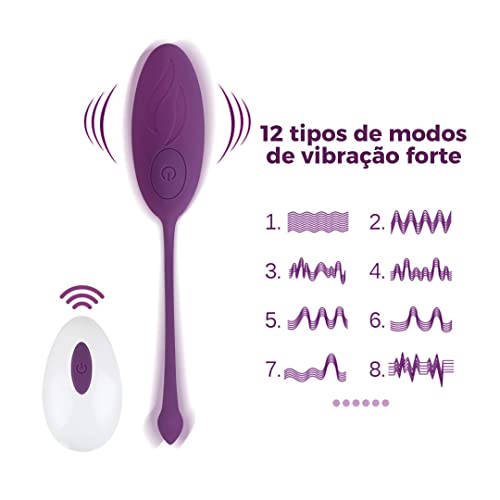 Vibradores Ovo Com Controle Remoto Sem Fio Estimulador Para Clitóris e Ponto G Feminino Brinquedos S