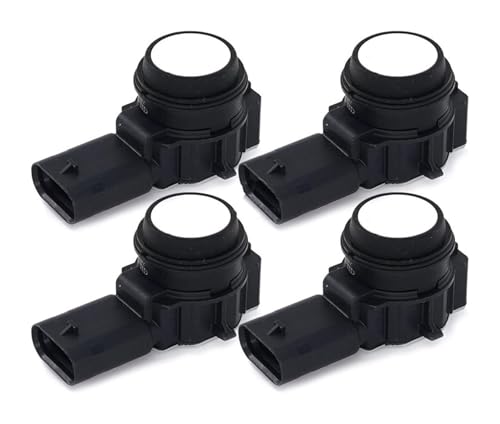 Sensores Estacionamiento para B&MW Serie 1 F30 328i F31 F35 F80 Sensor Distancia Estacionamiento PDC Ultrasónico para Parachoques Blanco 66209261588 9261588(Rear Right)