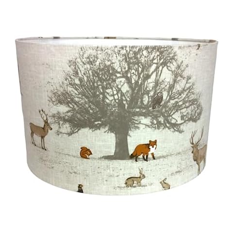 Stag Fox Pheasant Country Lampshade Cover