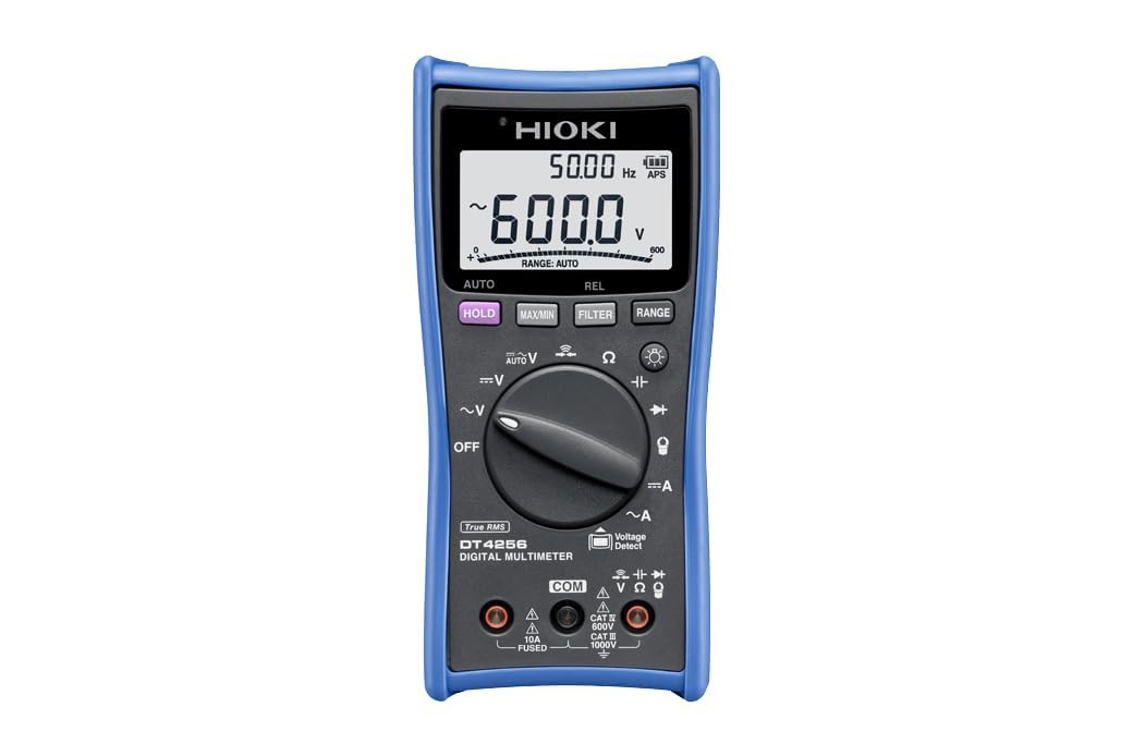 *Envío el mismo día* Multímetro digital (rango: 40 Hz–1 kHz CA) | RMS real | Aplicaciones industriales y eléctricas | multímetro portátil | multímetro de alta precisión | DT4256