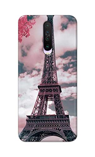 Image of Lovers Famous Place Eiffel Tower in Paris Hard Back Case Cover for Poco X2 / Redmi K30 / Redmi K30 5G Back Cover -(J5) VNS2227