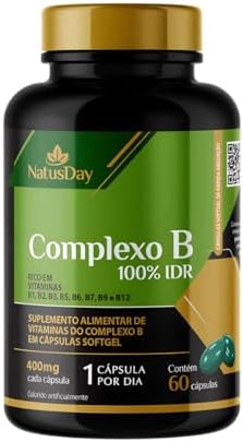 Complexo B 100% IDR - 60 Cápsulas SoftGel