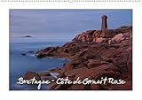 Bretagne - Côte de Granit Rose (Wandkalender 2020 DIN A2 quer): Imposante Steinansammlungen (Monatskalender, 14 Seiten ) (CALVENDO Natur) - Boris Buschardt