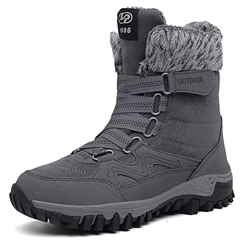 700-INK Women’s Winter Snow Boots - Waterproof Thick Cotton Warm Shoes Ladies Non-slip Ankle Boots for Outdoor Walking Cover