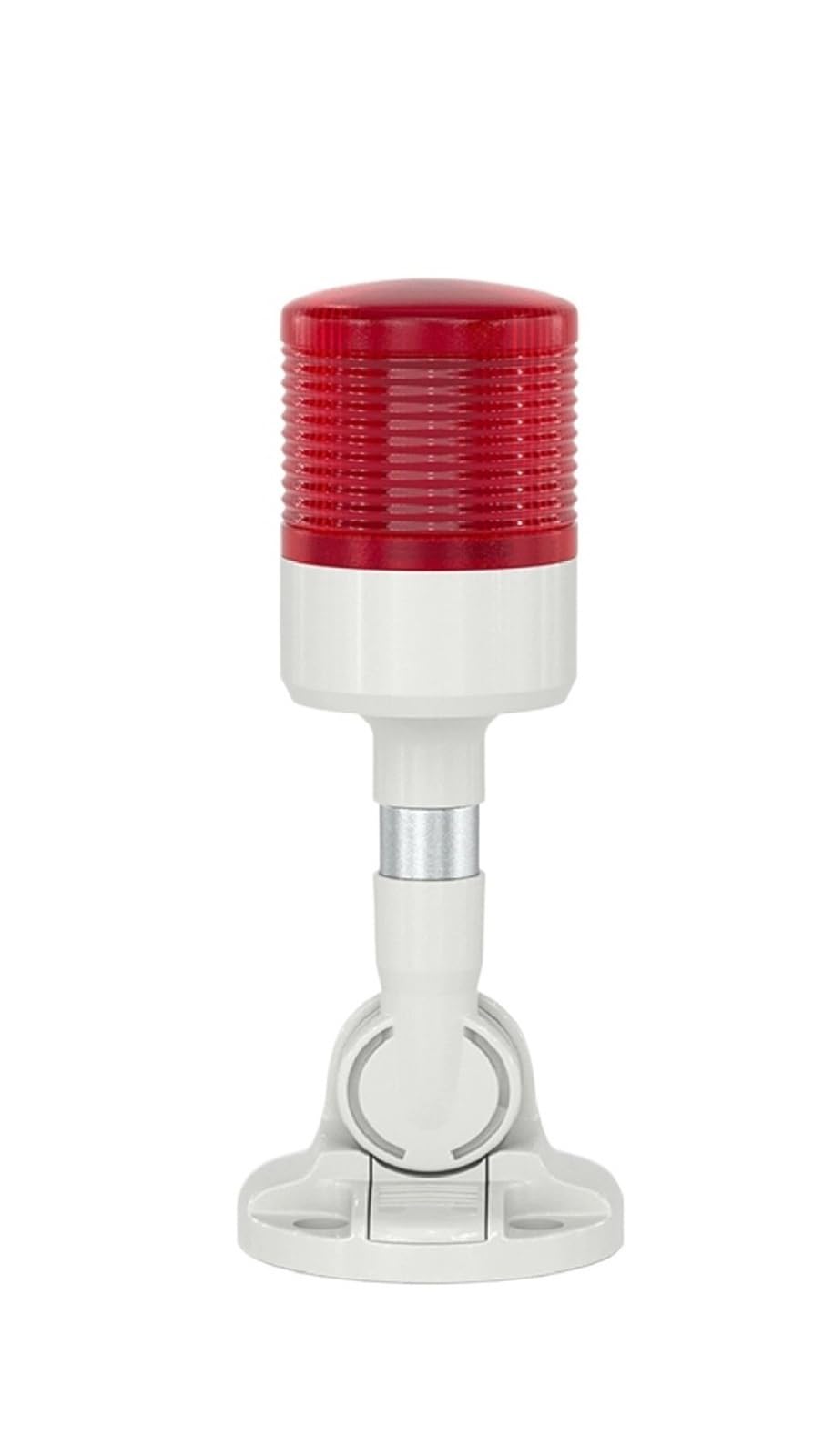 D53-3T LED Stack Light Signal Tower 3-Color Flashing Beacon with Buzzer 12V 24V 220V Machine Status Indicator(Clr-1L-Sound-220V)