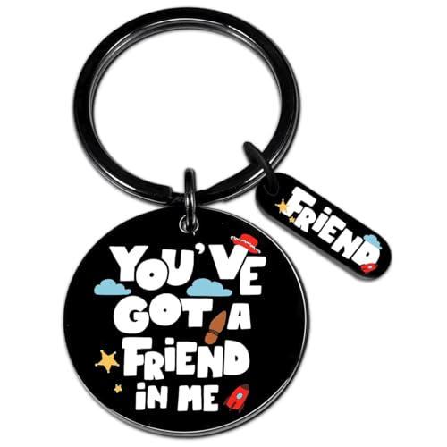 QUIHUD Presentes de Natal para amigos, presentes de aniversário, melhor amigo, presentes de Natal para melhor amigo, presentes de aniversário de Natal para mulheres, amigos, chaveiros de amizade,