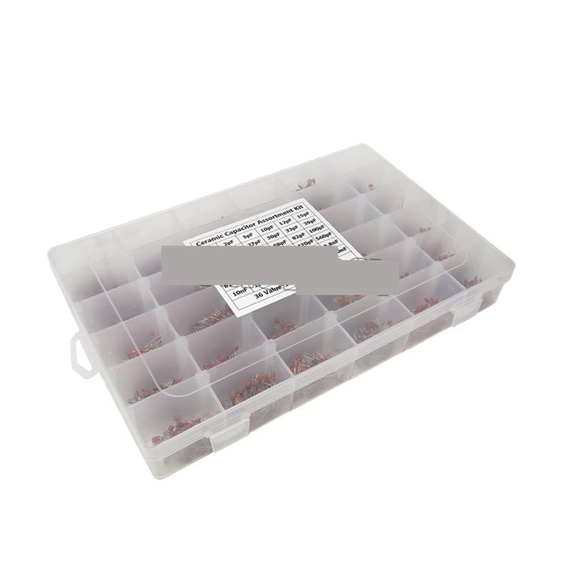 Condensateurs céramiques 1PF-100nF en kit de 3600 pièces pour réparer vos circuits