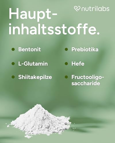 NutriLabs Colofor® Pulver 400 g - ehem. Estifor Pulver I mit Bentonit, L-Glutamin, Präbiotika etc. - Hund Durchfall