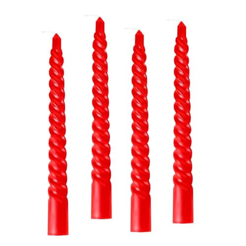 Kandelo 8�C���` �e�[�p�[�X�p�C�����L�����h�� 4�{�Z�b�g �R�Ď���5���� ���� ������ �X�p�C�����f�U�C�� ���b�h 20cm �f�B�i�[�A�p�[�e�B�[�A�������A�n���E�B���A�N���X�}�X�ɍœK