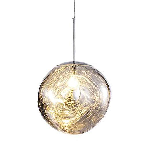 Lustre Lava en verre et plafonnier moderne : éclairage de salon suspendu design
