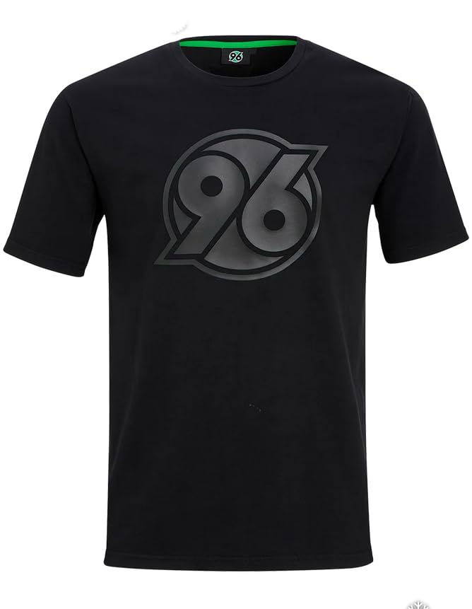 Hannover 96 T-Shirt Logo (DE/NL/SE/PL Alphanumerisch XL Regular Regular Schwarz)