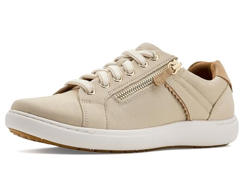 Clarks Nalle Zen para mujer, Tela crema, 5