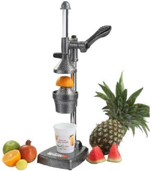 Aluminium Hand Press Citrus Fruit Juicer, Manual Hand Press Juicer and Squeezer for Fruits -Home And Kitchen Use Big (Made in India)