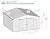 Arrow Shed Elite 14' x 14' Tall Outdoor Steel Storage Shed with High Gable and Lockable Doors Storage Building, Anthracite