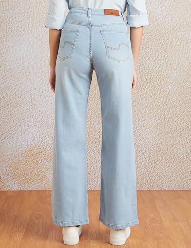 Image of Amazon Brand - Symbol Women's Loose High Rise Jeans (Available in Plus Sizes)
