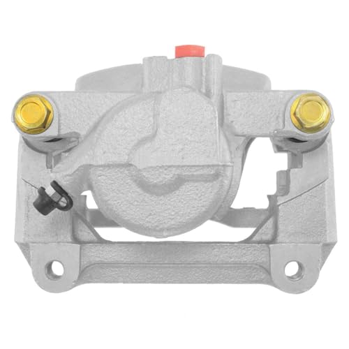 Image of Detroit Axle - Front Right Brake Caliper for 2001-2005 Mazda Miata 1999-2003 Protege [Casting #FSX 16C], Passenger Side Disc Brake Caliper with Bracket Replacement
