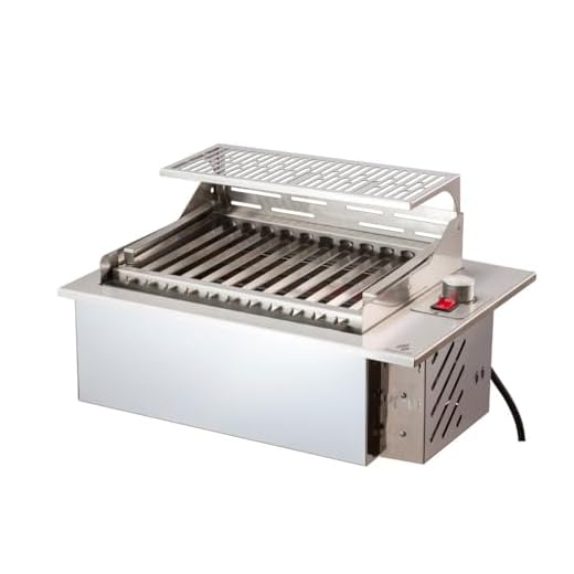 Churrasqueira Elétrica De Embutir em Bancada - 3300w - Inox 304 - Mod FIT 49X36cm (110v)