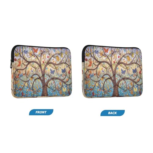 Funda para portátiles 13-14 pulgadas con diseño Abstract Art Tree miniatura 2