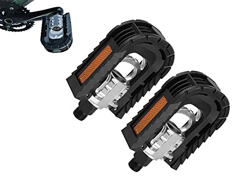 ZNZNANG Klapp-Pedale,Pedal für Faltrad mit Reflektoren, rutschfest Fahrradpedale klappbare Pedale aus Aluminium 1 Paar (Weiß) Cover