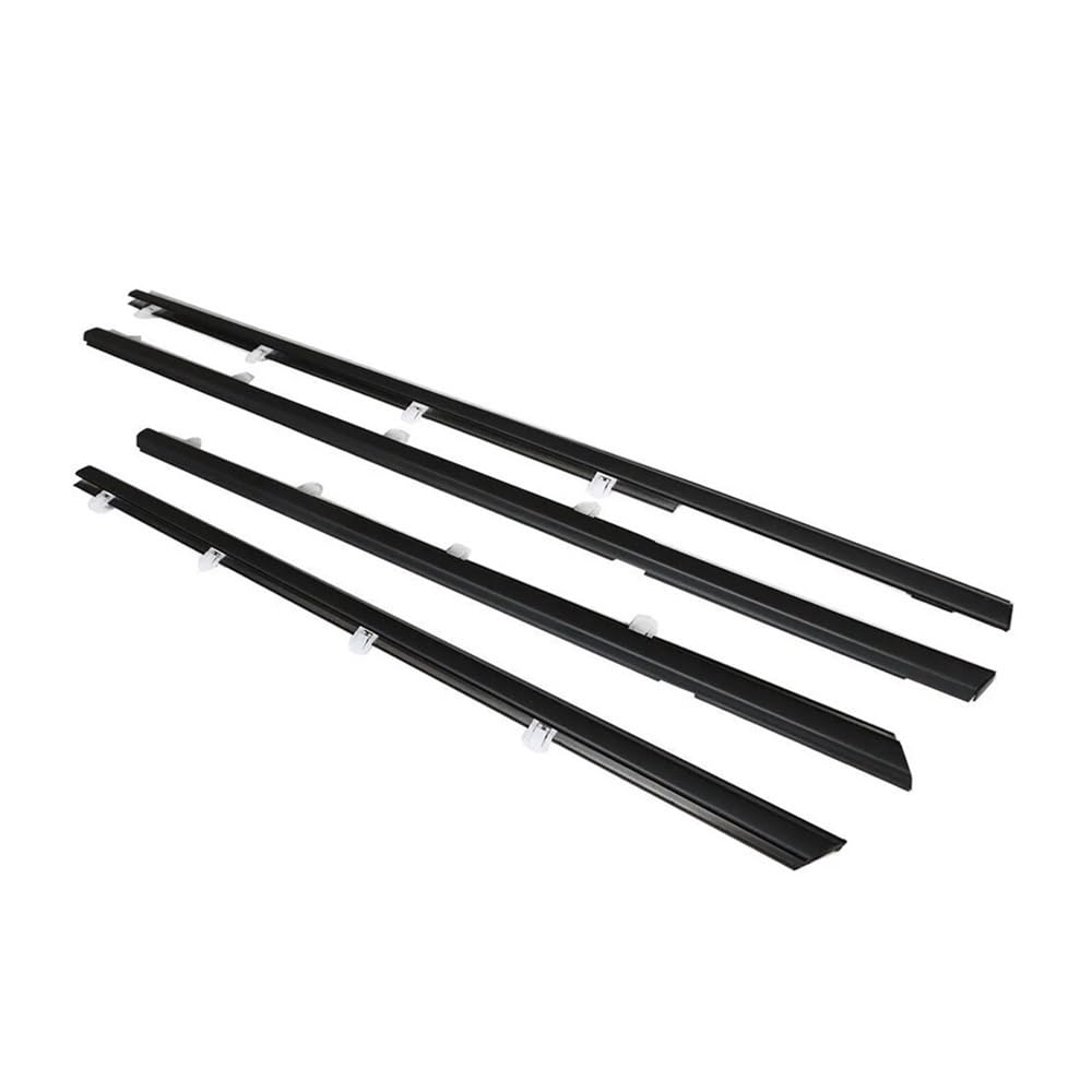 Syxlsjw One Color Sealing Strip 4Pcs Car Outer Door Windows Rubber Weatherstrip For Honda For Civic 2012-2015 Waterproof Pressure Strip Sealing