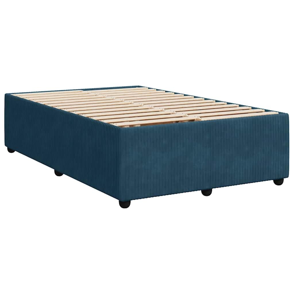 Velluto Premium Molle Insacchettate Giroletto 120x190 cm Blu
