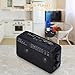 SEMIER Portable AM FM Shortwave Radio with Bluetooth Speaker Plug in Wall, 3X D Cell Batteries Or AC Power Transistor Radio with 2 Tone Mode, Double Loud Speakers, Support AUX/USB/TF Card Play
