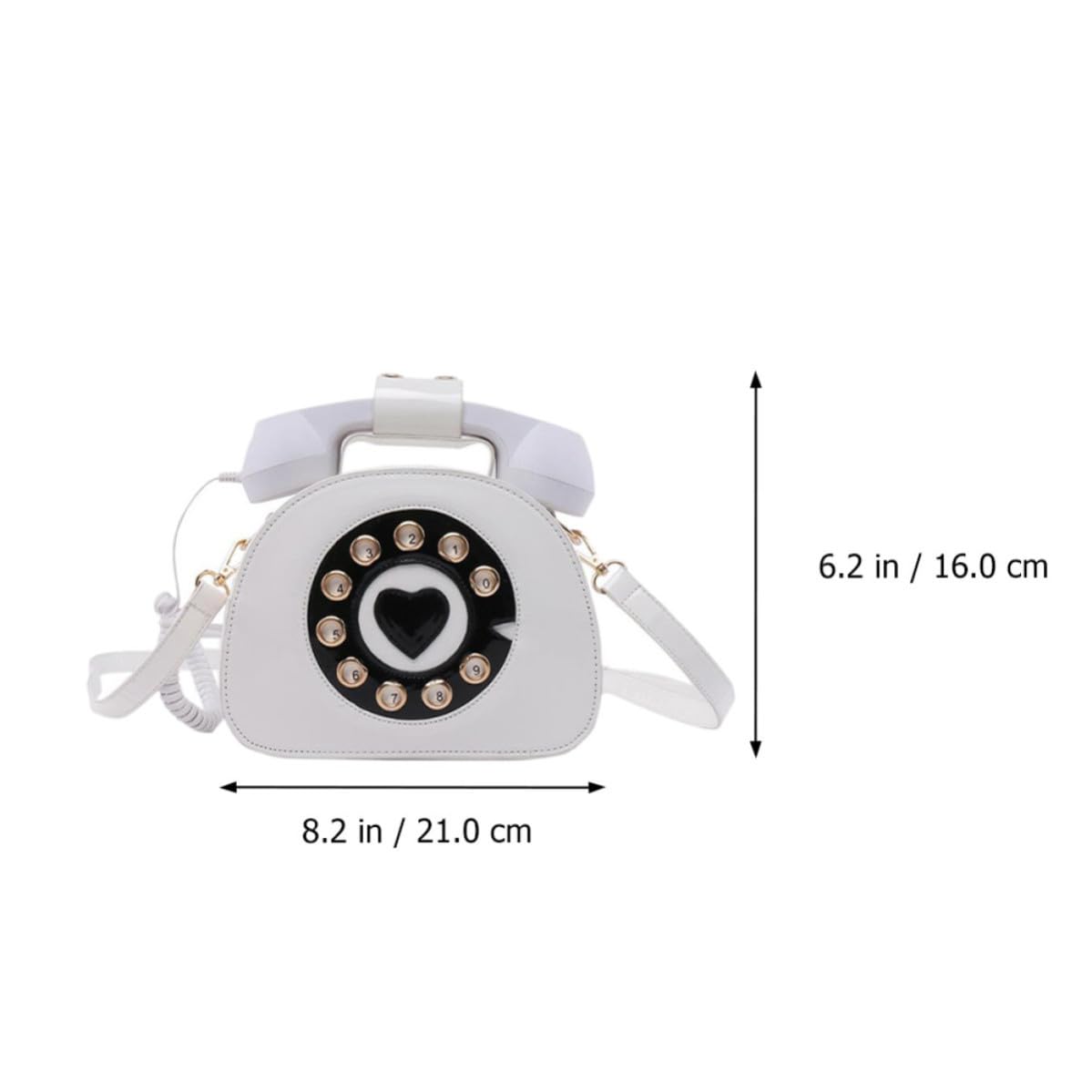 Artibetter Borsa a Forma di Telefono in Pu Rosa, Tracolla Staccabile | Stile Creativo e Retrò, Cuciture Lisce e Presa Confortevole, Borsa Donna per Uso Quotidiano