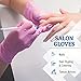 Hand-E Touch Pink Nitrile Disposable Gloves, Latex Free, Medium (100 ct) - Rubber Surgical Cleaning Gloves for Women & Men - Food Safe, Tattoo & Salon Use