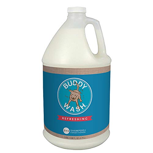 Buddy Wash Dog Shampoo & Conditioner For Dogs With Botanical Extracts And Aloe Vera, Rosemary & Mint, Gallon Jug #TOP19
