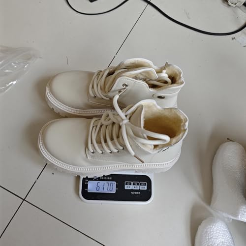 Botas plataforma mujer con suela antideslizante y diseño casual de vestir con cordones 3