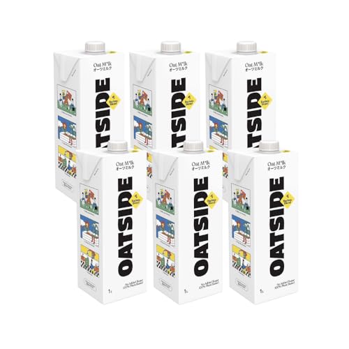 Oatside Oat Milk, Pack of 6, Barista Blend, No Added Sugar 100% P...