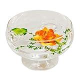 ✔️ KOMPLETT SET - Schale aus Glas mit Dekoration, beinhaltet alle abgebildeten und aufgelisteten Deko Komponenten