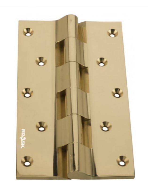 BRASK Brass Railway Hinges 6" x 1.1/2" x 3/16 (150 mm x 38 mm x 5 mm) Heavy Duty Brass Door Hinges (Golden Satin, 3) (B0CFYLQ4QG) Amazon Price History, Amazon Price Tracker