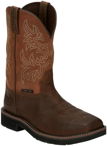 Justin Men's Switch Western Work Boot Composite Toe Multi 8 D(M) US | Image 1
