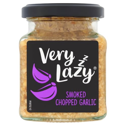 Very Lazy Chopped Smoked Garlic 200g Glass Jar