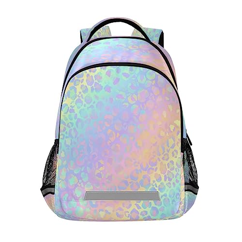 Sac à dos de camping et loisirs imprimé léopard pour enfants