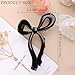 4 Pcs Bow Hair Clips Elegant Hair Claw Butterfly Hair Accessories for Girls Nonslip Butterfly Clips Hair Grips Styling Accessories for Women