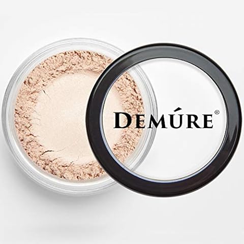 Demure Mineral Make Up (Naked Glow) Eye Shadow, Shimmer Eyeshadow, Loose Powder, Glitter Eyeshadow, Eye Makeup, Professional Makeup Cover