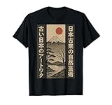 japan style clothes singapore Diseño artístico del Monte Fuji con paisaje japonés. Ideal para amantes de Japón, el arte tradicional y la naturaleza. Muestra tu aprecio por la cultura japonesa, su serenidad y belleza.