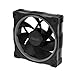 ASUS Prime MR120 ARGB Reverse Fan Black Single Pack, 28mm Extra-Thick Frame, Quiet, high-Performance Cooling with PWM Control, 20 ARGB LEDs with Dual-Sided Frame Lighting, Aura Sync Compatibility