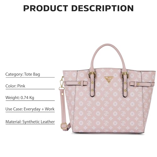 Image of Lavie Signature Women's LS Montreal Tote Bag for Women | Tote Handbag for Work | Ladies purse | Stylish Shoulder Bag | Gift for Women