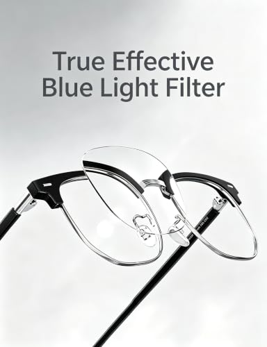 Image of Blue Light Blocking Glasses for Men Anti-Fatigue Computer Monitor Gaming Glasses Prevent Headaches Glasses